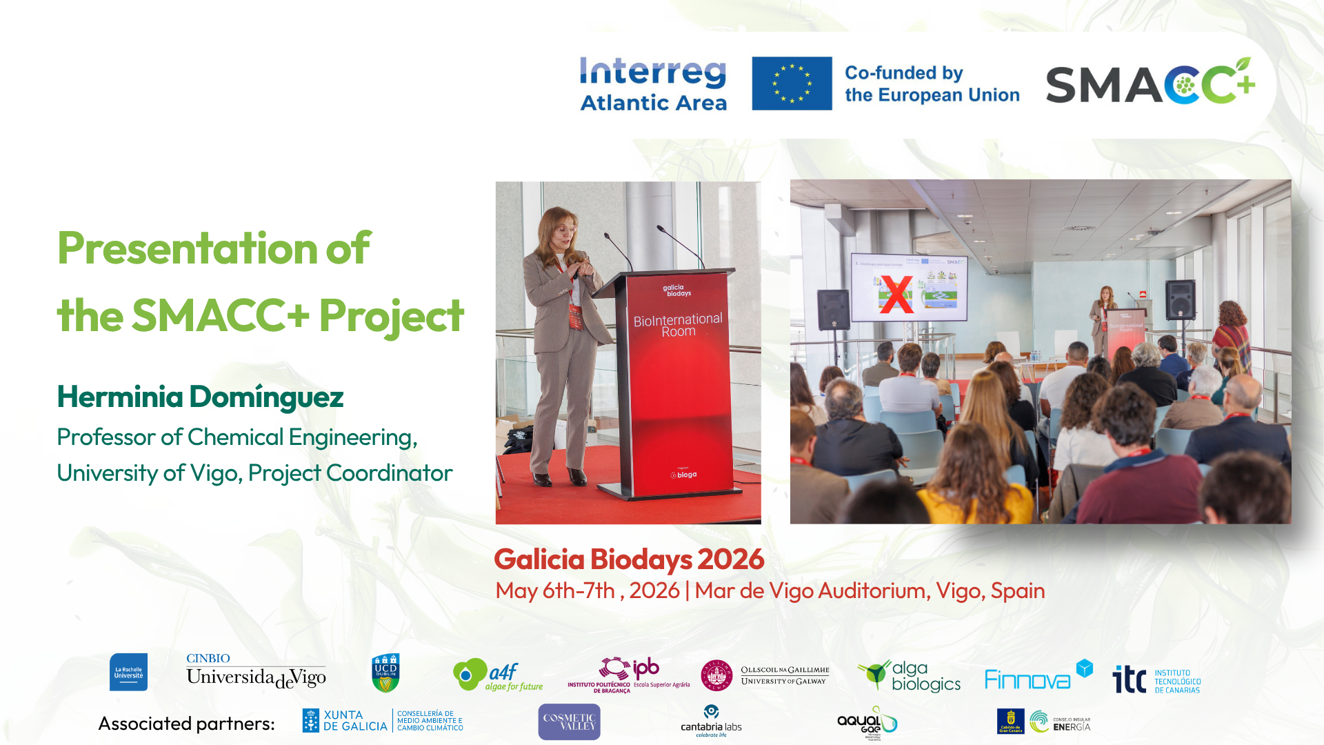 SMACC+ Showcases Sustainable Innovation at Galicia Biodays 2026
