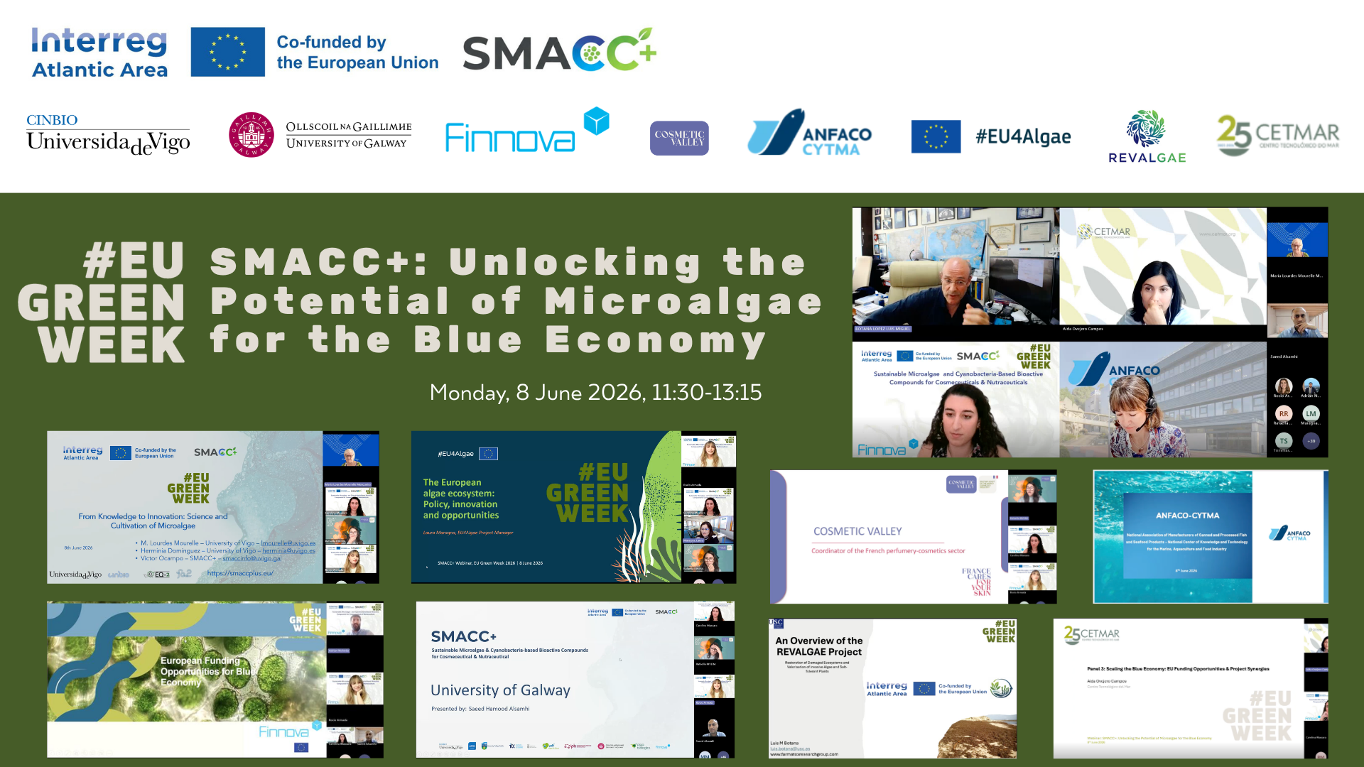 SMACC+ puts microalgae at the centre of EU Green Week 2026