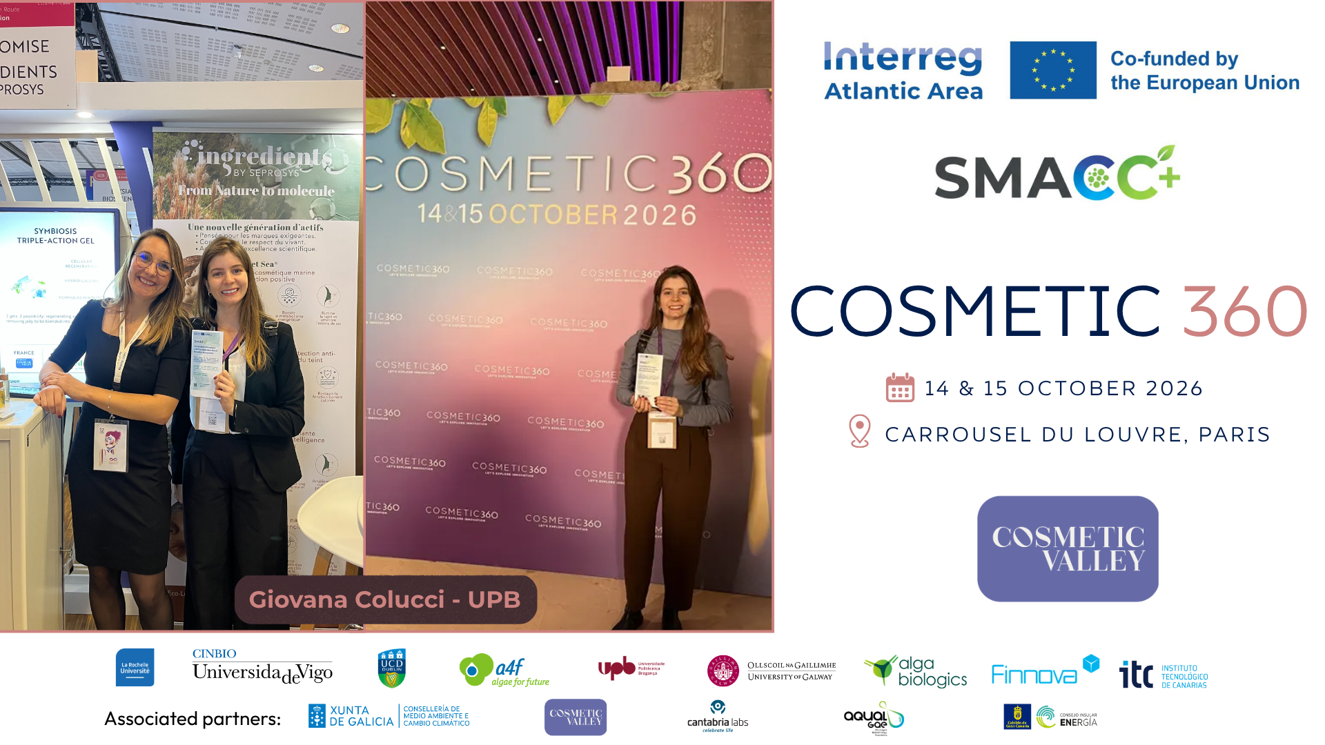 SMACC+ Showcases Sustainable Biotechnology Innovation at COSMETIC 360 in Paris