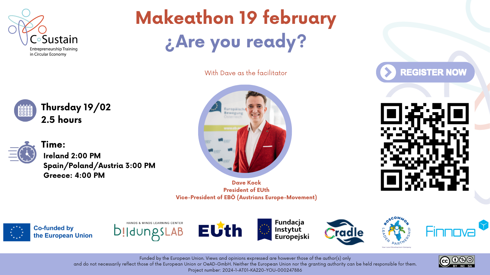 C-SUSTAIN launches a European series of makeathons to promote youth circular entrepreneurship