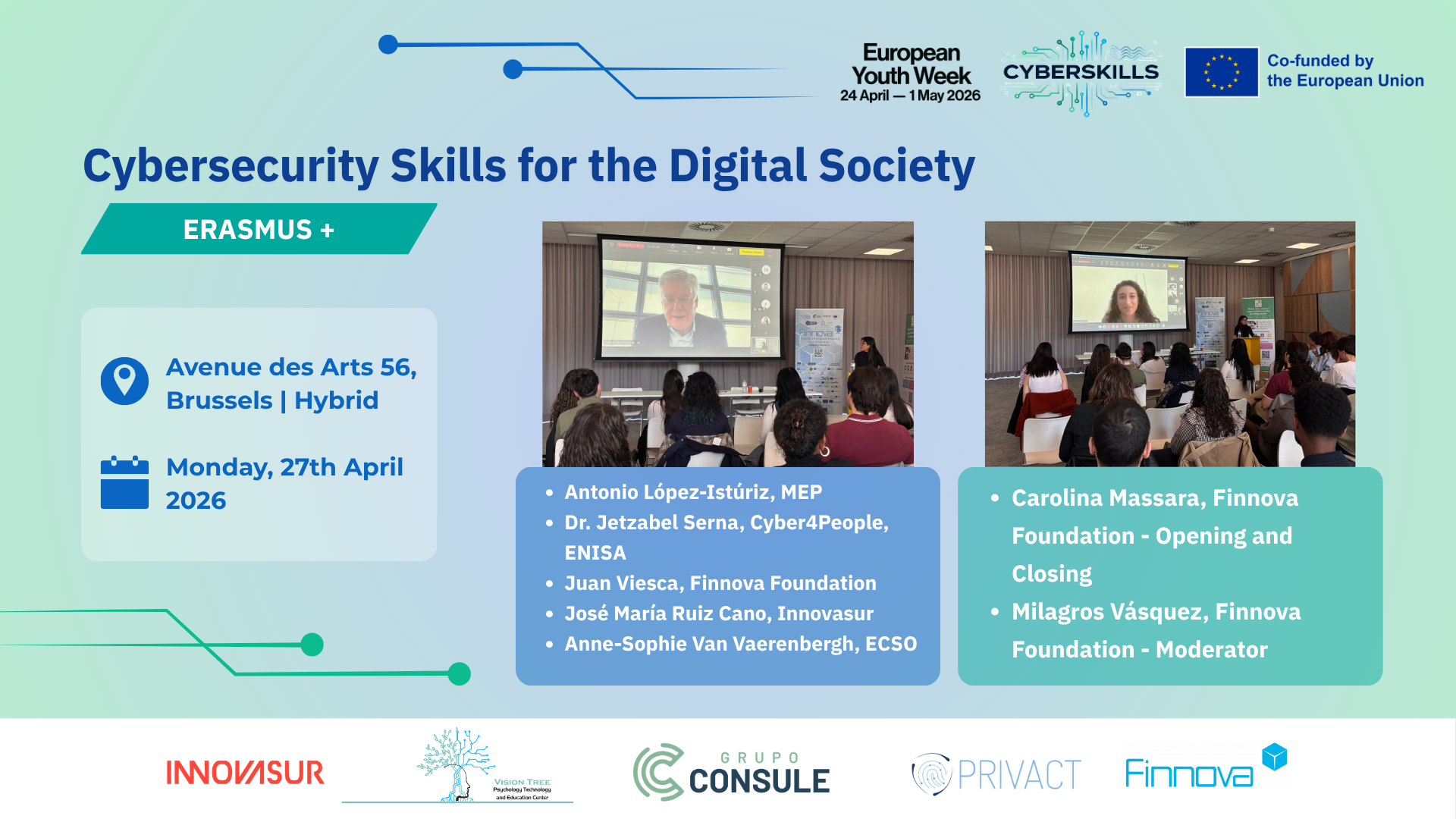 European Youth Week 2026: CyberSkills — Empowering Youth through Cybersecurity Skills and Employability