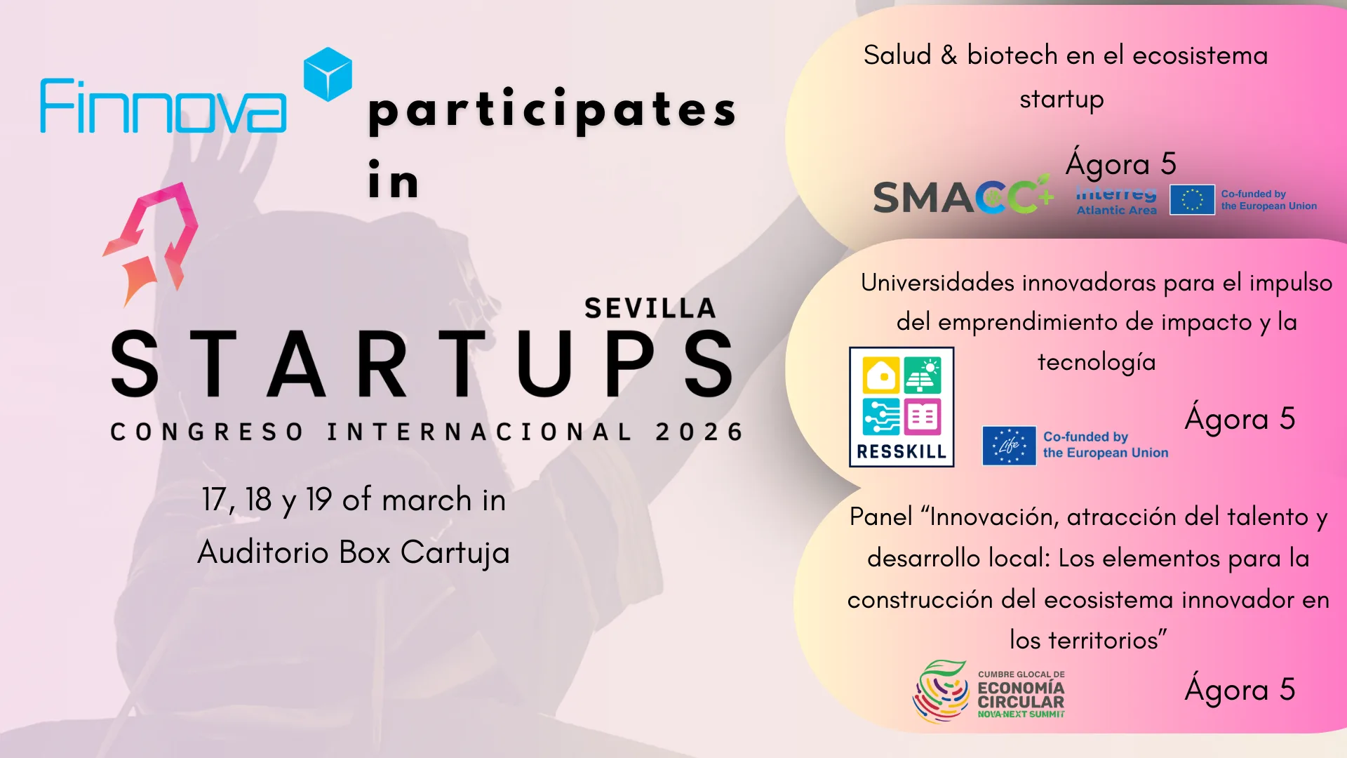 Finnova takes part in the International Startups Congress of Seville 2026