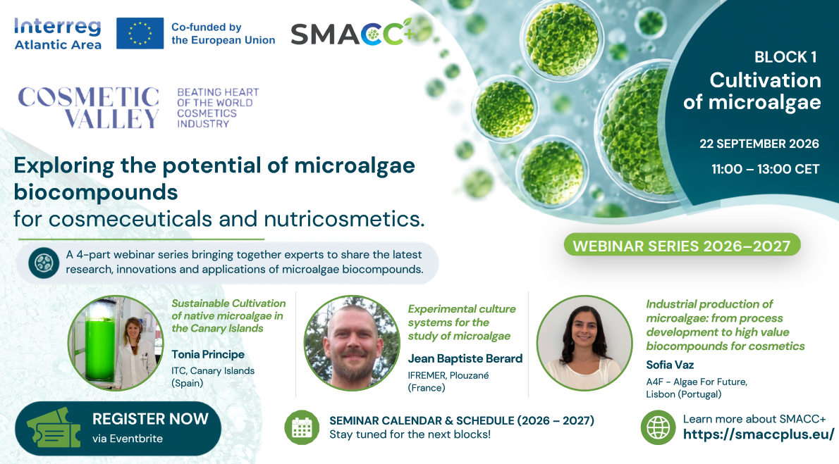 Discover the Future of Sustainable Microalgae Cultivation at the First SMACC+ Webinar
