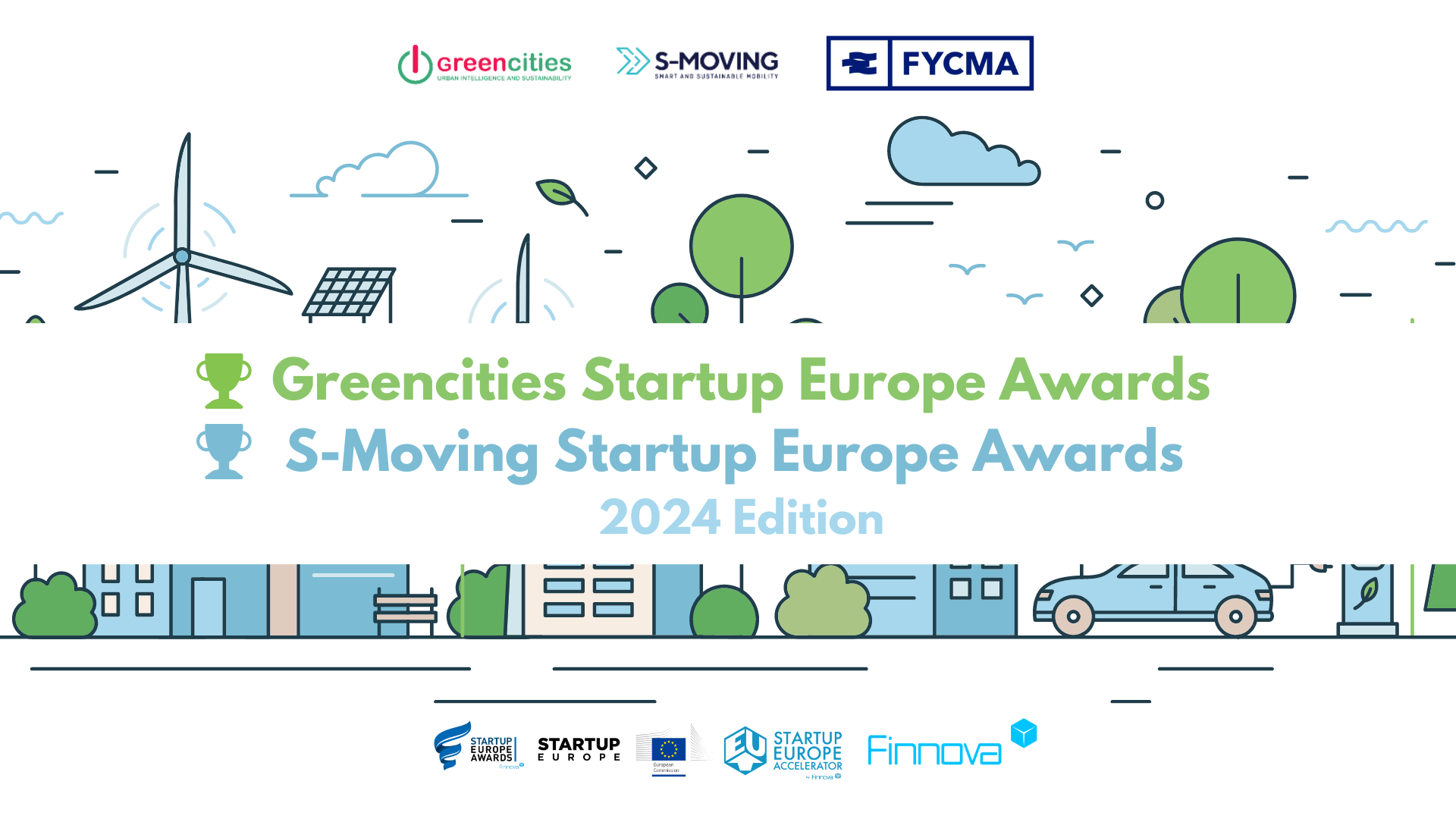 The awards ceremony of the third edition of the Greencities & S-Moving Startup Europe Awards (SEUA) 2024 is approaching