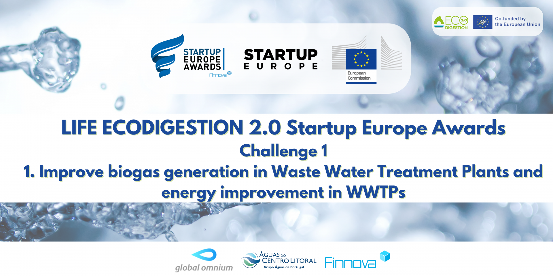 Improve biogas generation in Waste Water Treatment Plants (WWTP) and energy improvement in Waste Water Treatment Plants (WWTP).