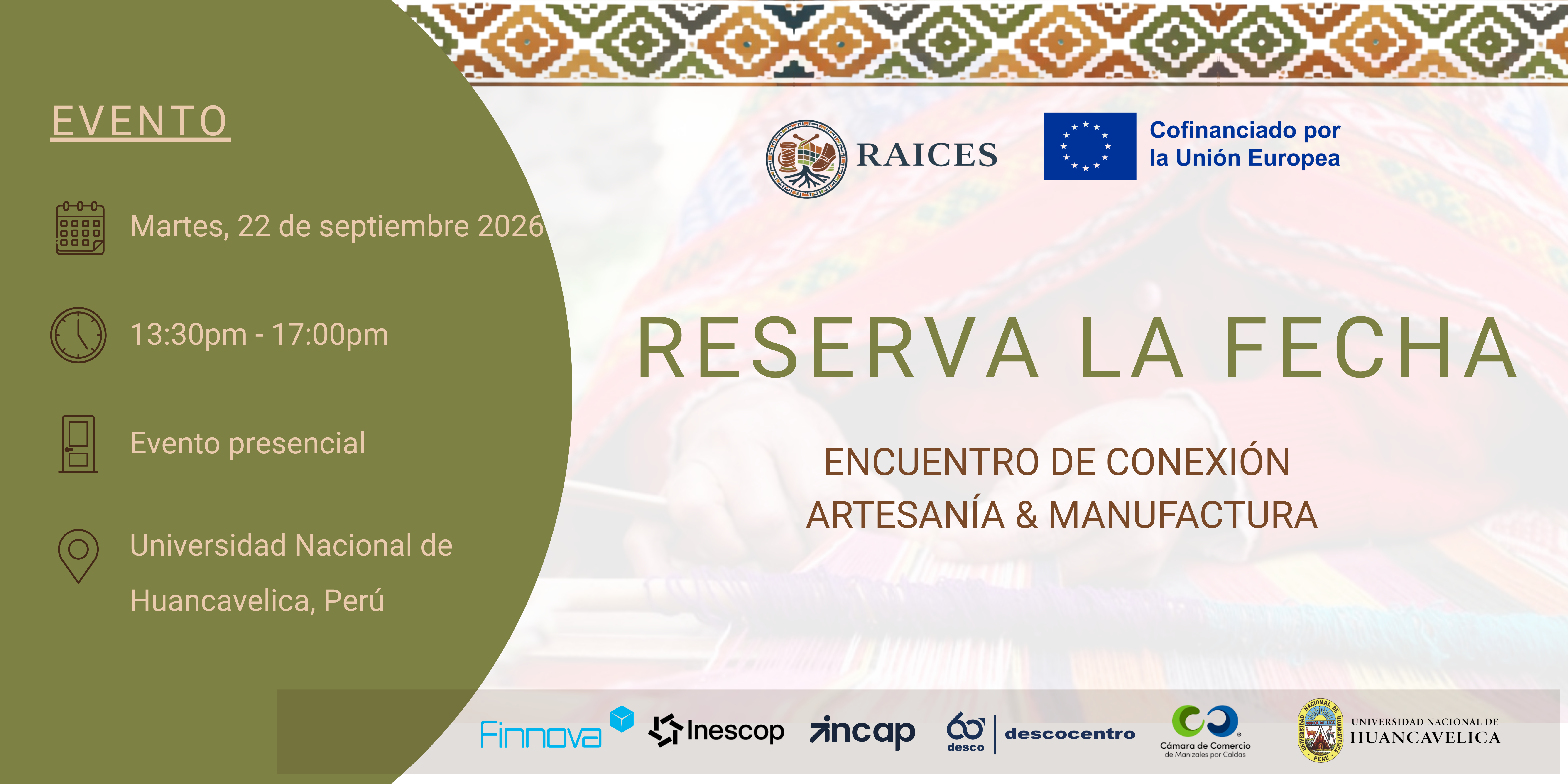 RAICES impulsa en Huancavelica nuevas conexiones entre artesanía, creatividad e innovación