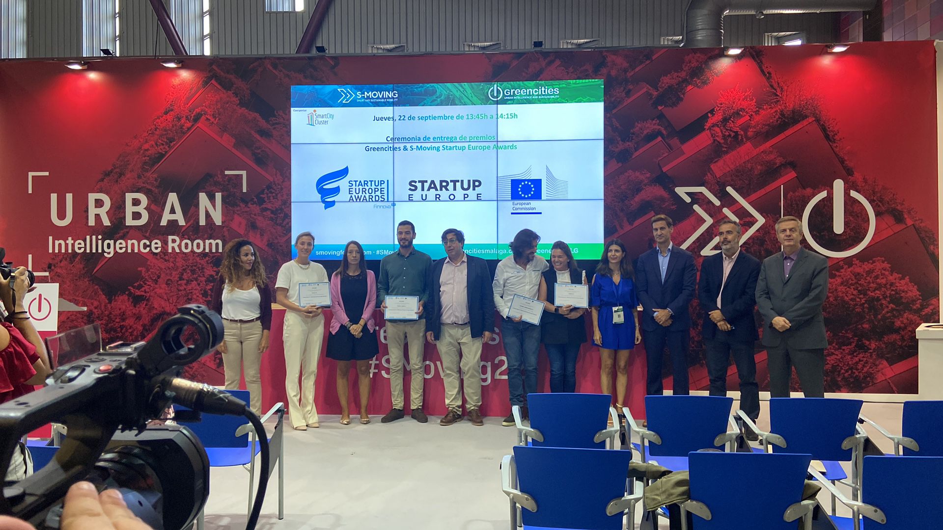 Cimico, URBIM DT, Scoobic Urban Mobility y Washa Logistics SL, winners of the Greencities & S-Moving StartUp Europe Awards