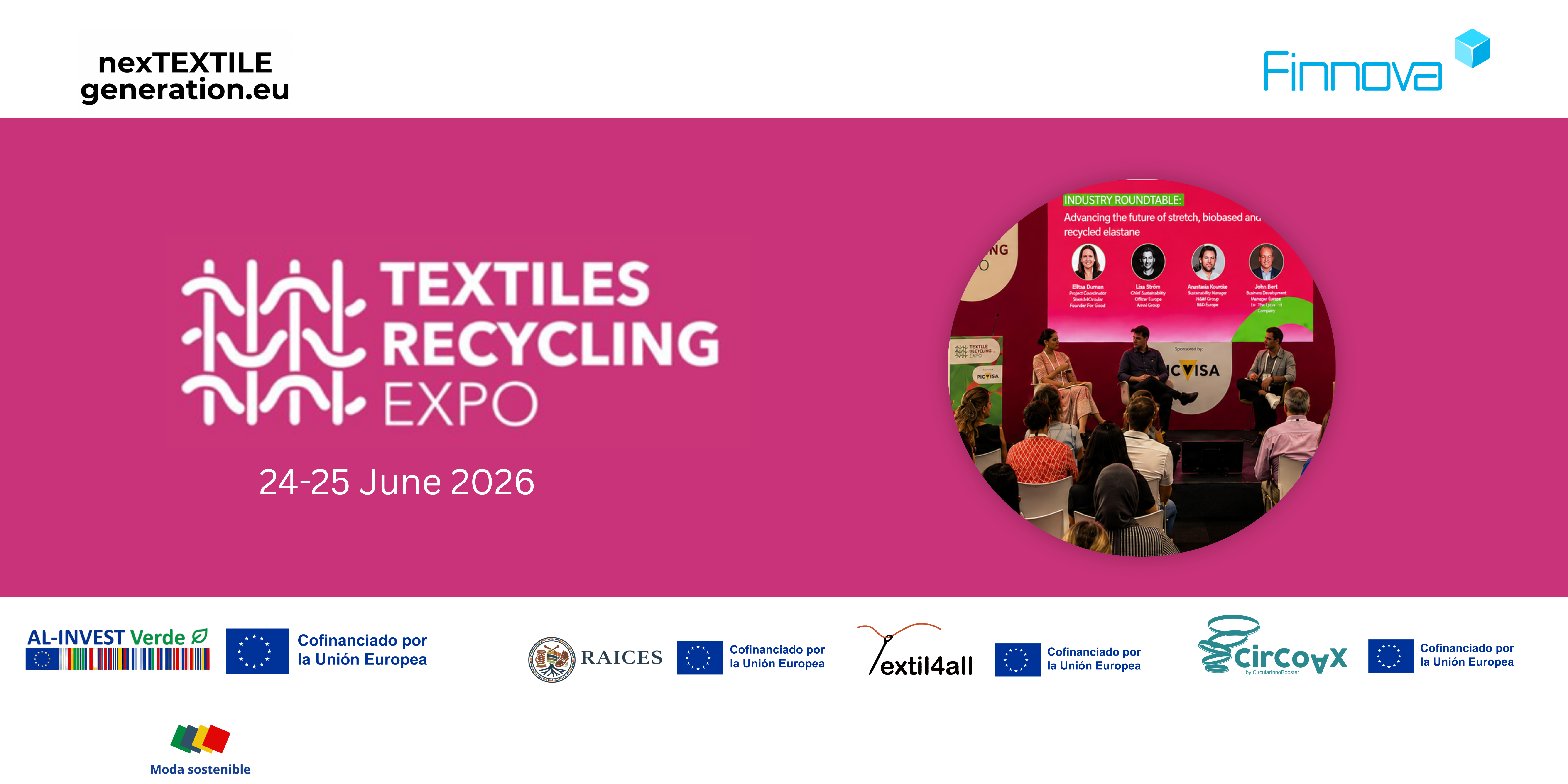 Finnova Foundation attended the international Textiles Recycling Expo 2026 in Brussels to explore Innovative Solutions and showcase its textile Sustainability Initiatives