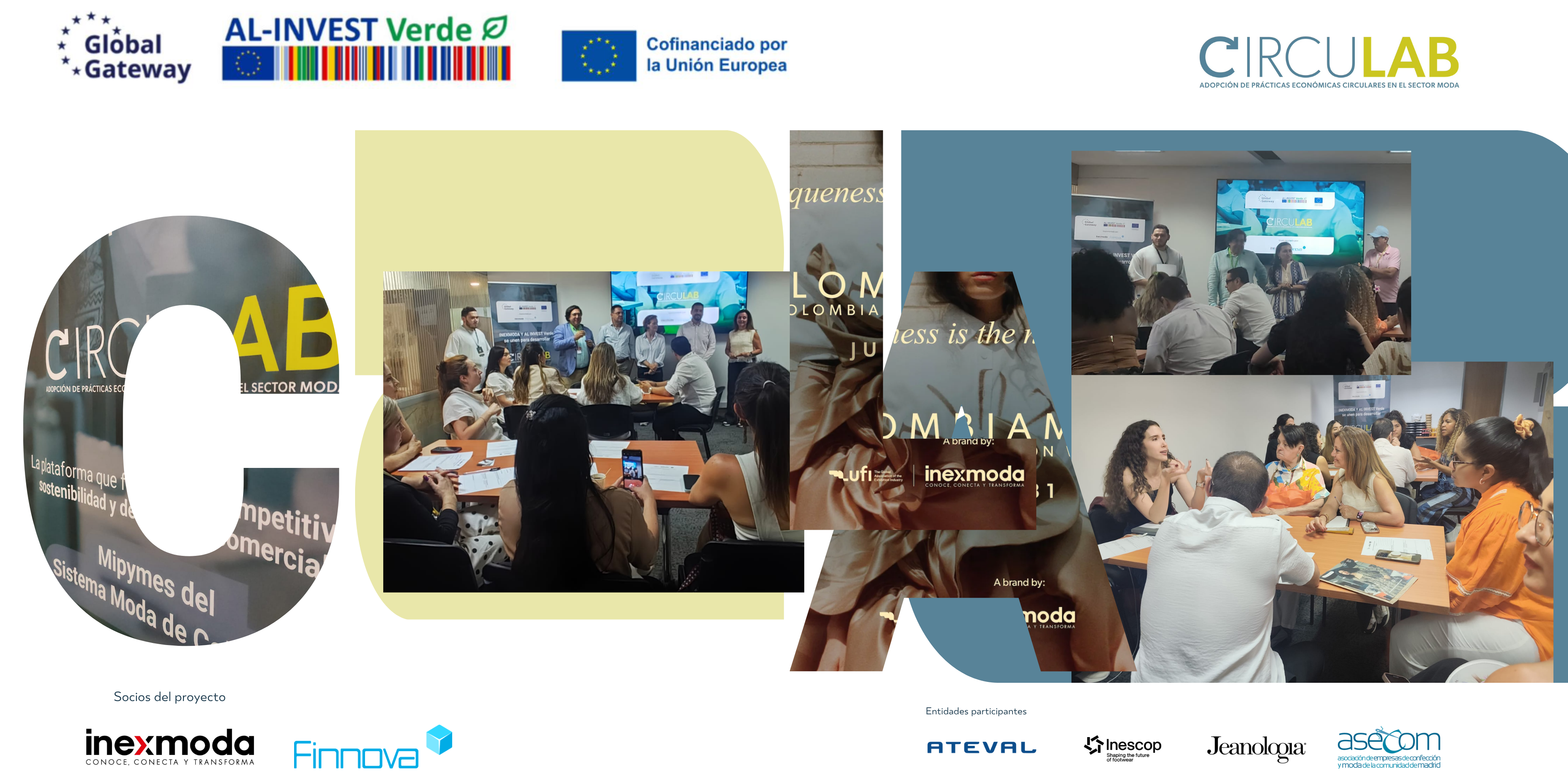 El Laboratorio de Sinergias de Circulab reúne en Colombiamoda a 30 empresas colombianas de moda con expertos europeos